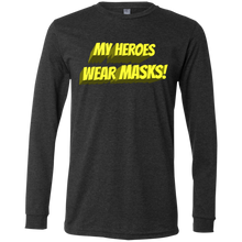 My Heroes Wear Masks - Men's Jersey long-sleeve T