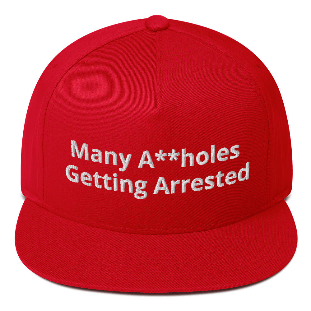 Many A**holes Getting Arrested - hat